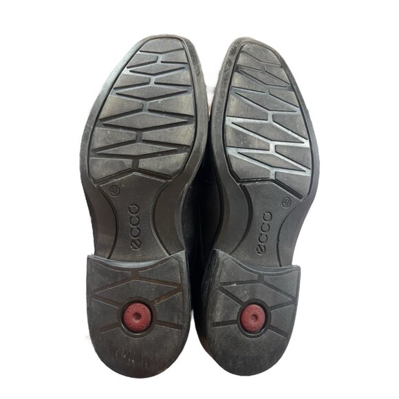 Ecco Mens 47 Helsinki Black Leather Slip On Dress Loafer 13-13.5 - Picture 6 of 6